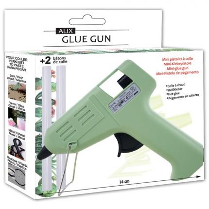 Glue Gun - LOTPOPCPP-1 - Mini Pistolet à Colle + 100 Bâtons Recharges -  pour Loisirs Créatifs et petits Bricolages Vert[291] - Cdiscount Bricolage